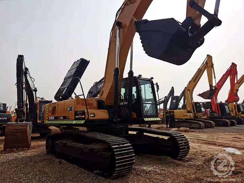 Original Used Sany SY365H Excavator Machinery 36000KG SY305H SY335H