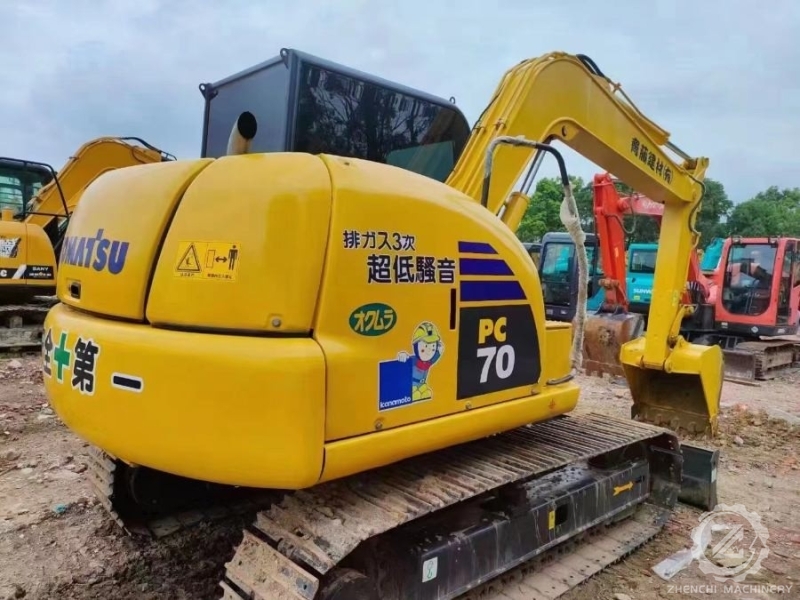 6T Used Small Excavator Komatsu PC70 Second Hand Micro Digger
