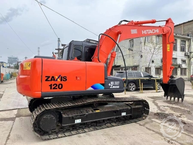 12200KG Hydraulic Second Hand ZX120 Hitachi Excavator Crawler Diggers 120