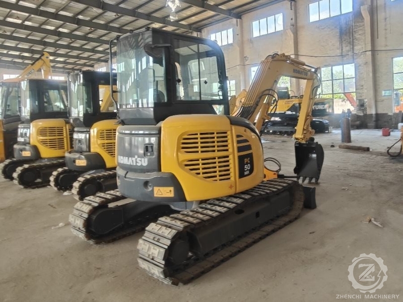 Small PC50 Used Komatsu Excavator Crawler 2400RPM For Agricultural