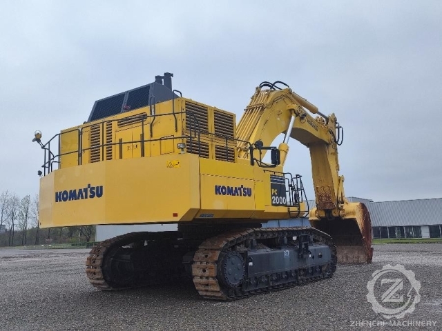 Original Second Hand Komatsu Excavator PC2000-8 Large Earth Moving Machinery