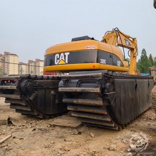 Used/second Hand Cat 320C Boat Track Digger Dredge Boat Excavators For Sale Good Quality Cheap Price
