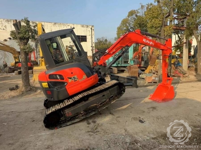 48HP Used Old Kubota Excavator U55-4 Second Hand Diggers Original Japan