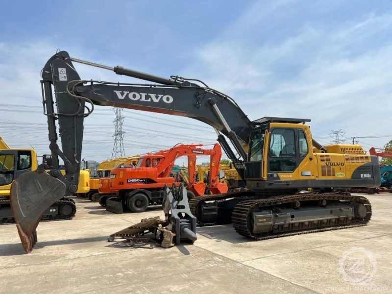 36 Ton EC360B Used Volvo Diggers Crawler Second Hand Earth Moving Equipment